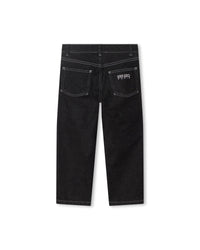 Pantalon denim en coton - Denim black