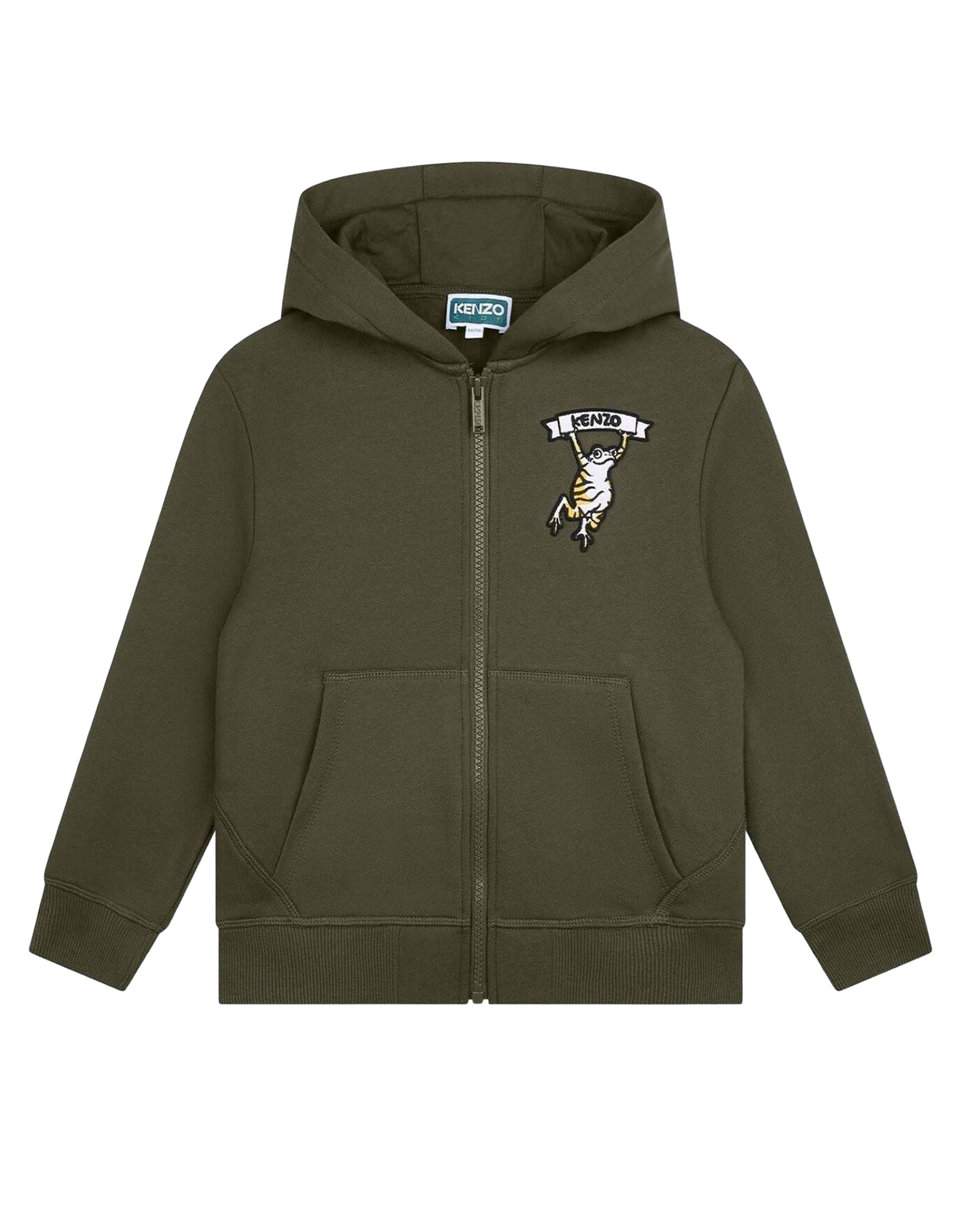 Sweat en coton - Vert Army