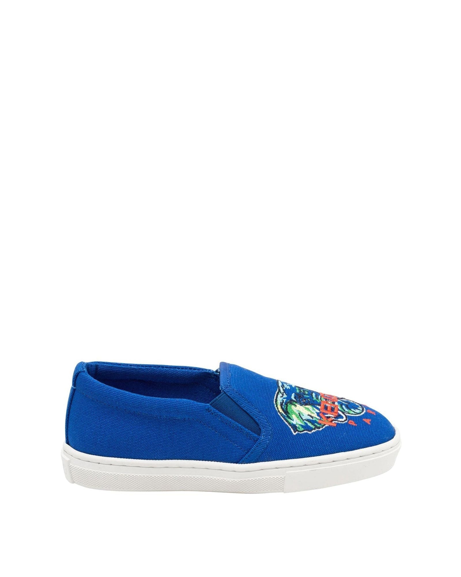 Cotton canvas trainers - Wave blue