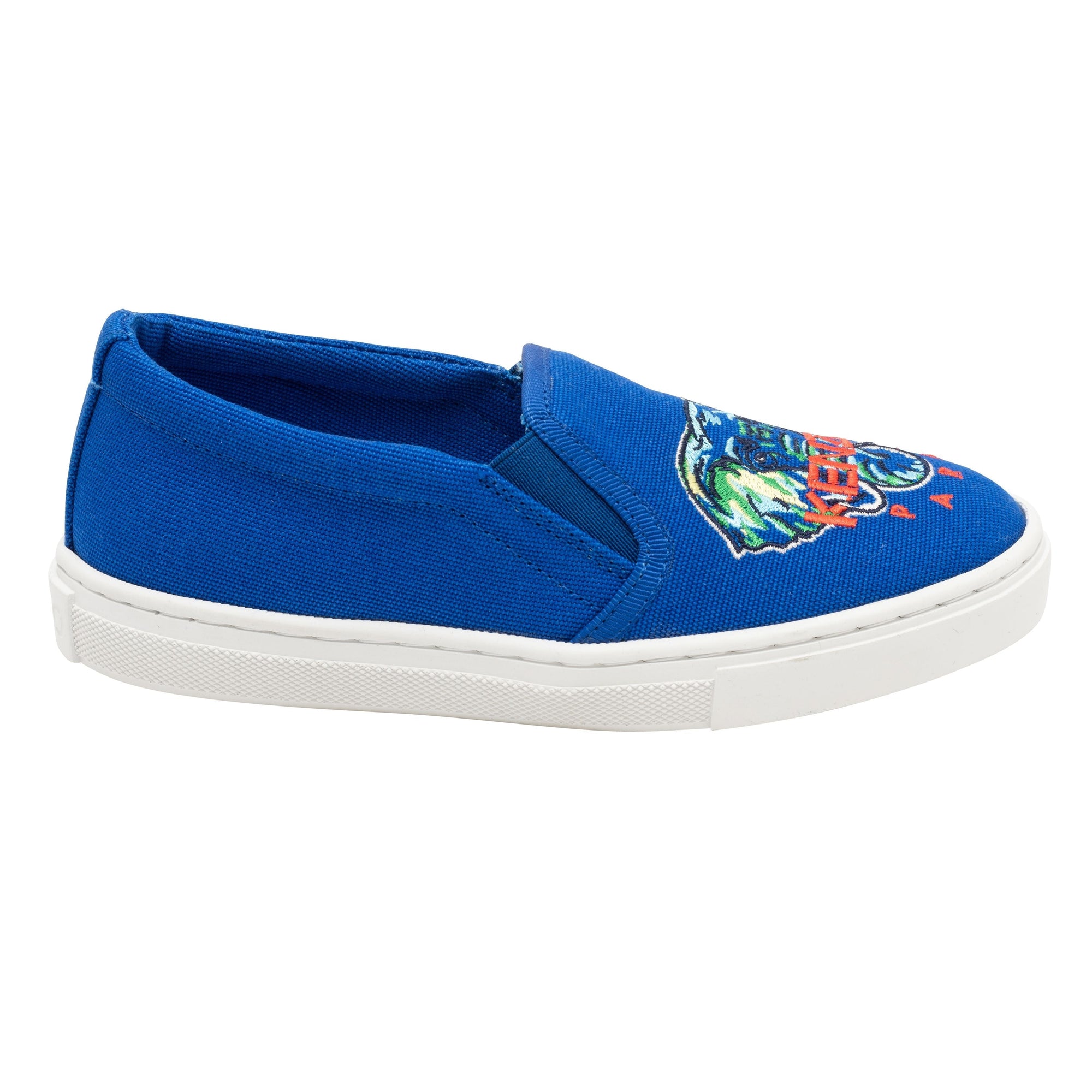 Cotton canvas sneakers - Wave Blue