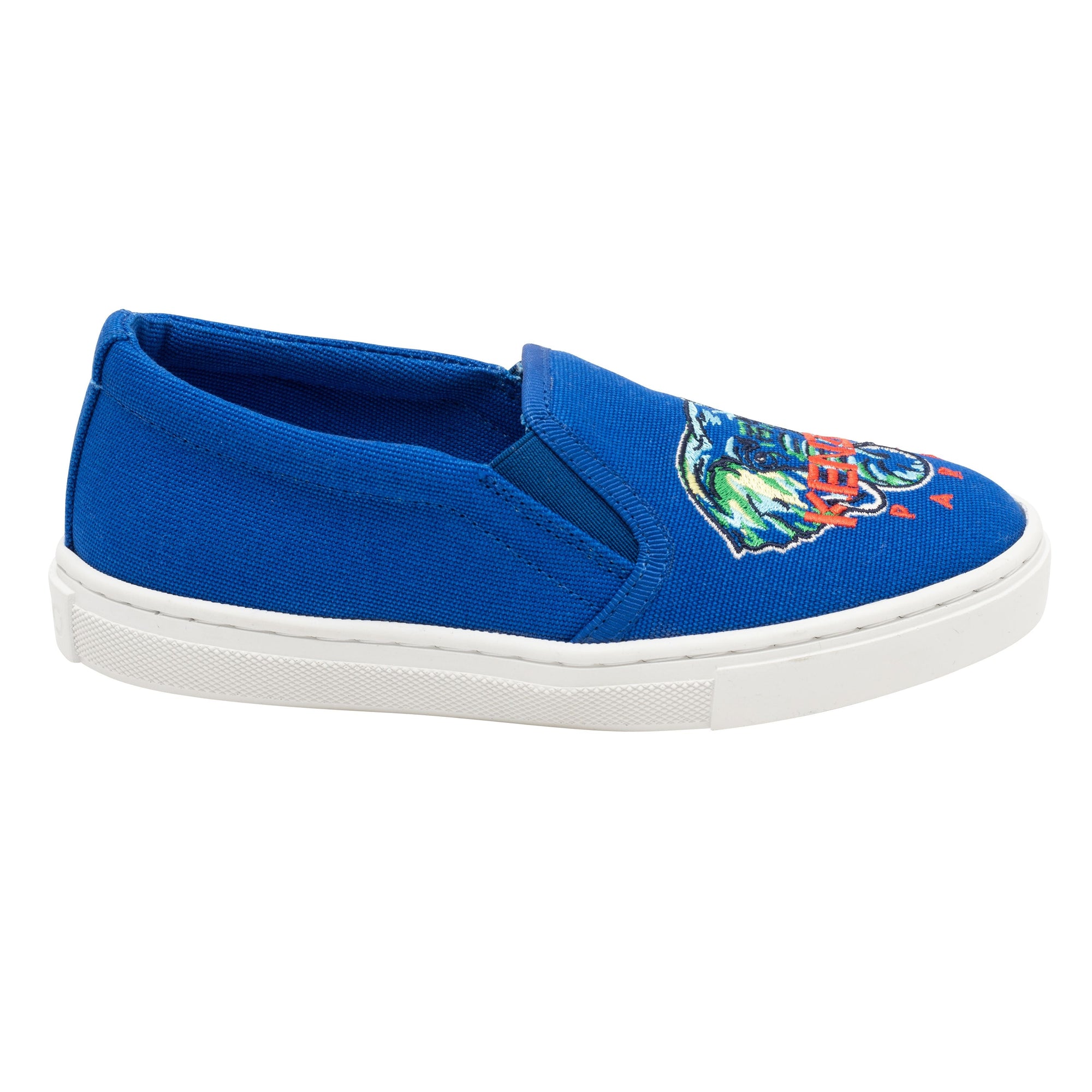 Cotton canvas trainers - Wave blue