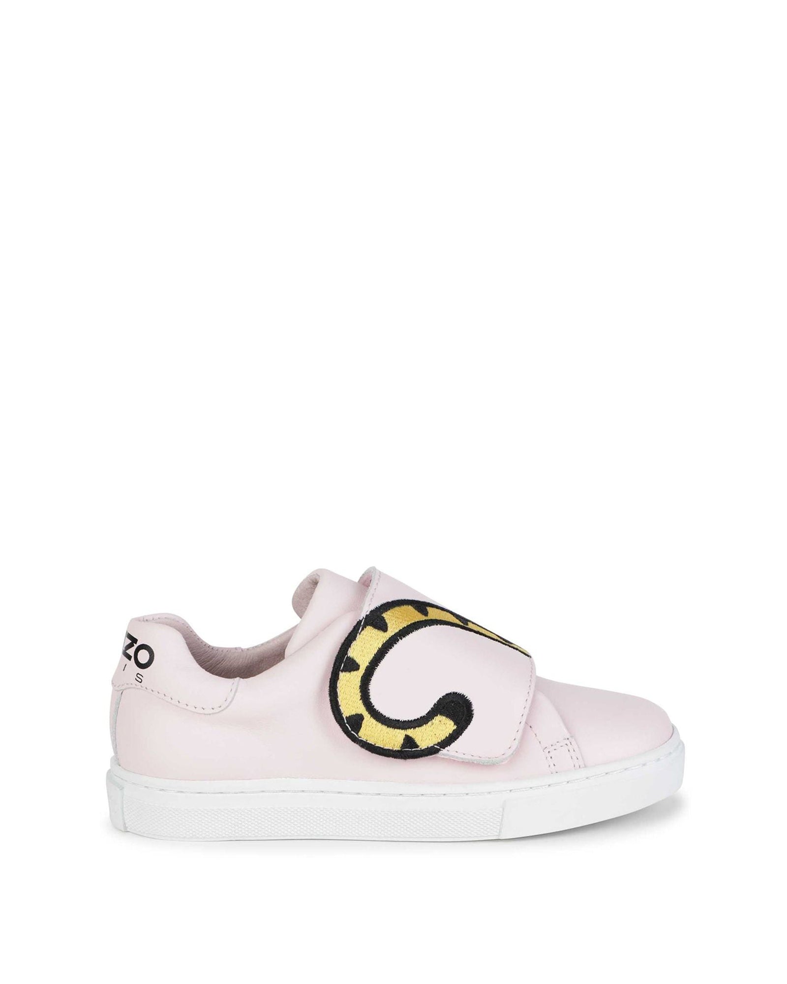 Baskets à fermeture velcro en cuir - Pink powder