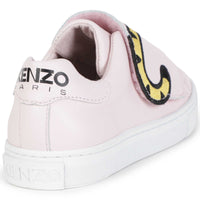 Baskets à fermeture velcro en cuir - Pink powder