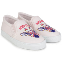 Baskets en toile de coton unisexe - Rose Pink