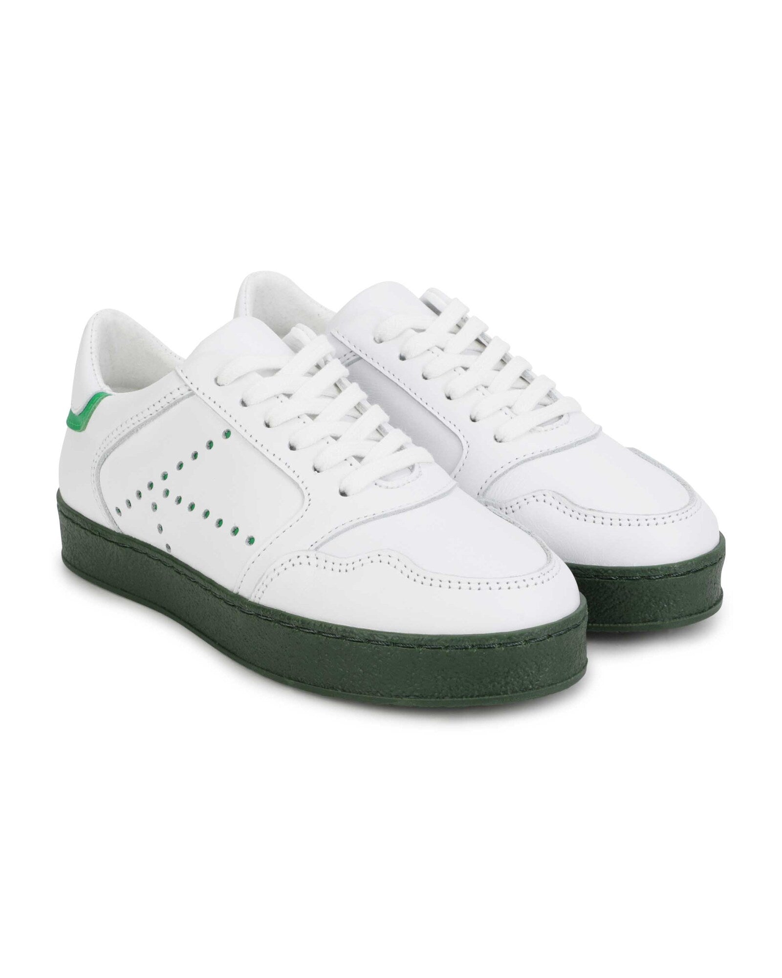 Sneakers en cuir - Blanc
