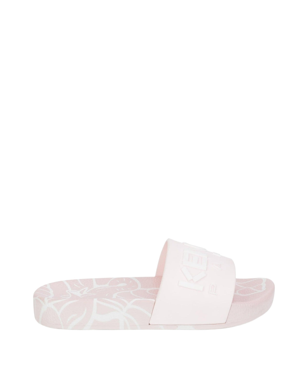 Claquettes embossées - Rose Pink