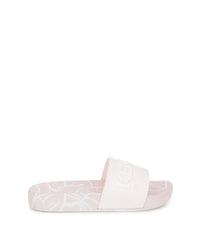 Mules embossées - Rose Pink