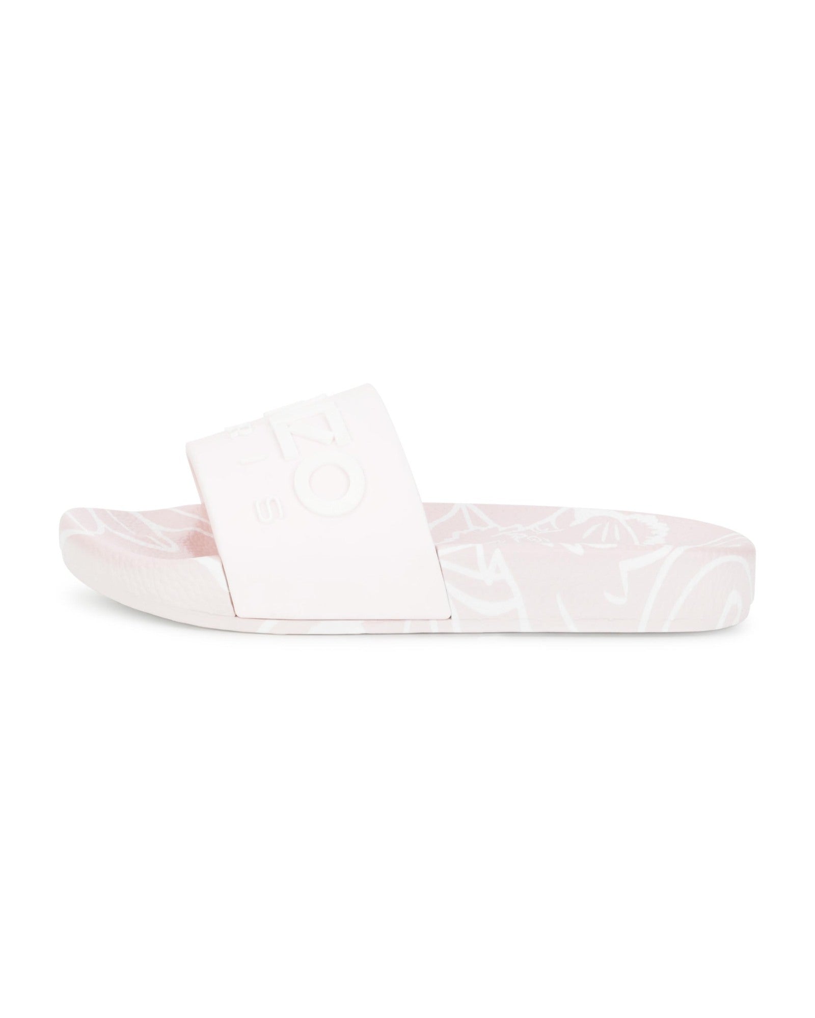 Mules embossées - Rose Pink