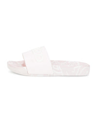 Claquettes embossées - Rose Pink