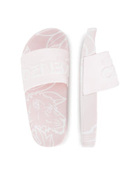 Claquettes embossées - Rose Pink