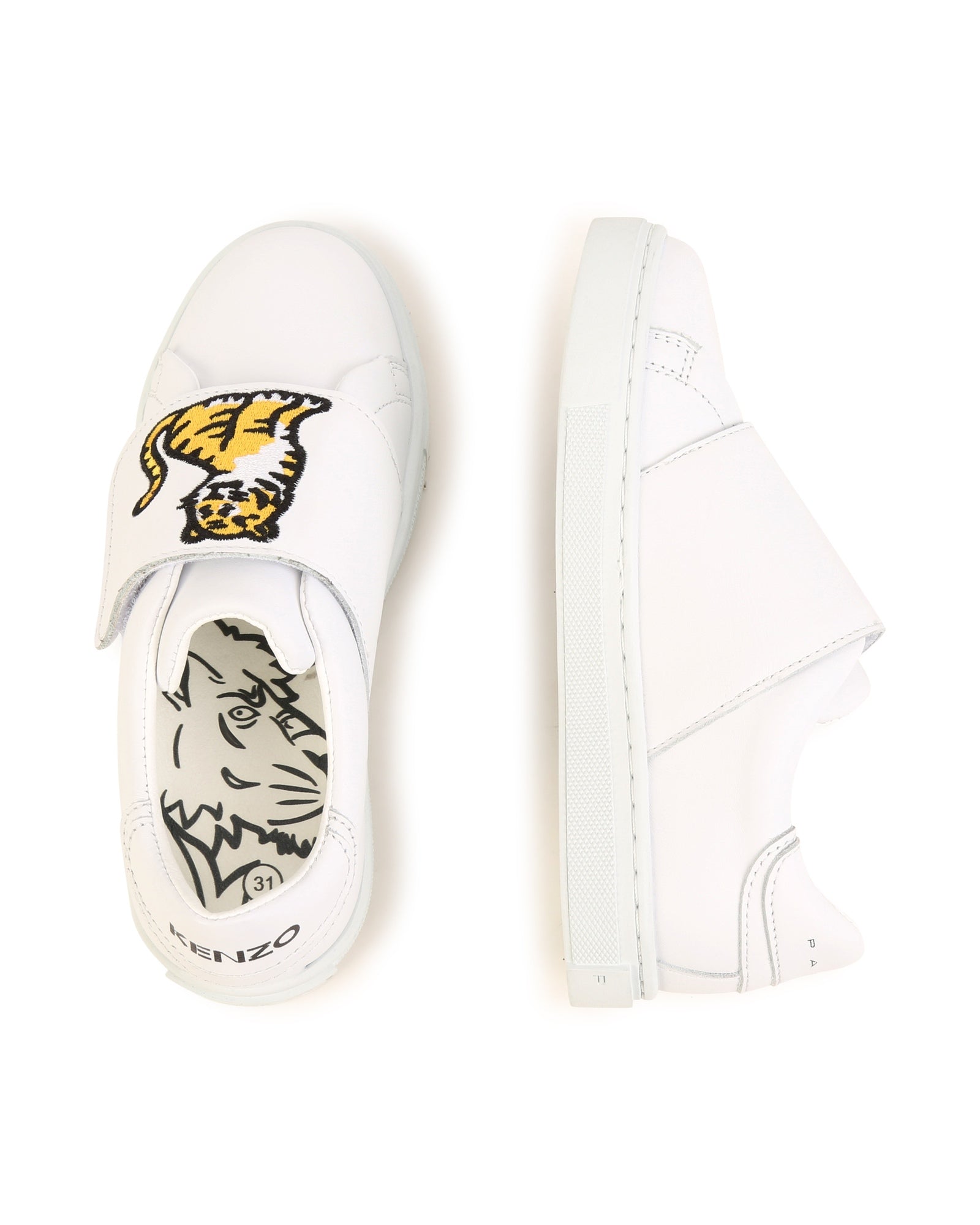 Sneakers en cuir - Blanc