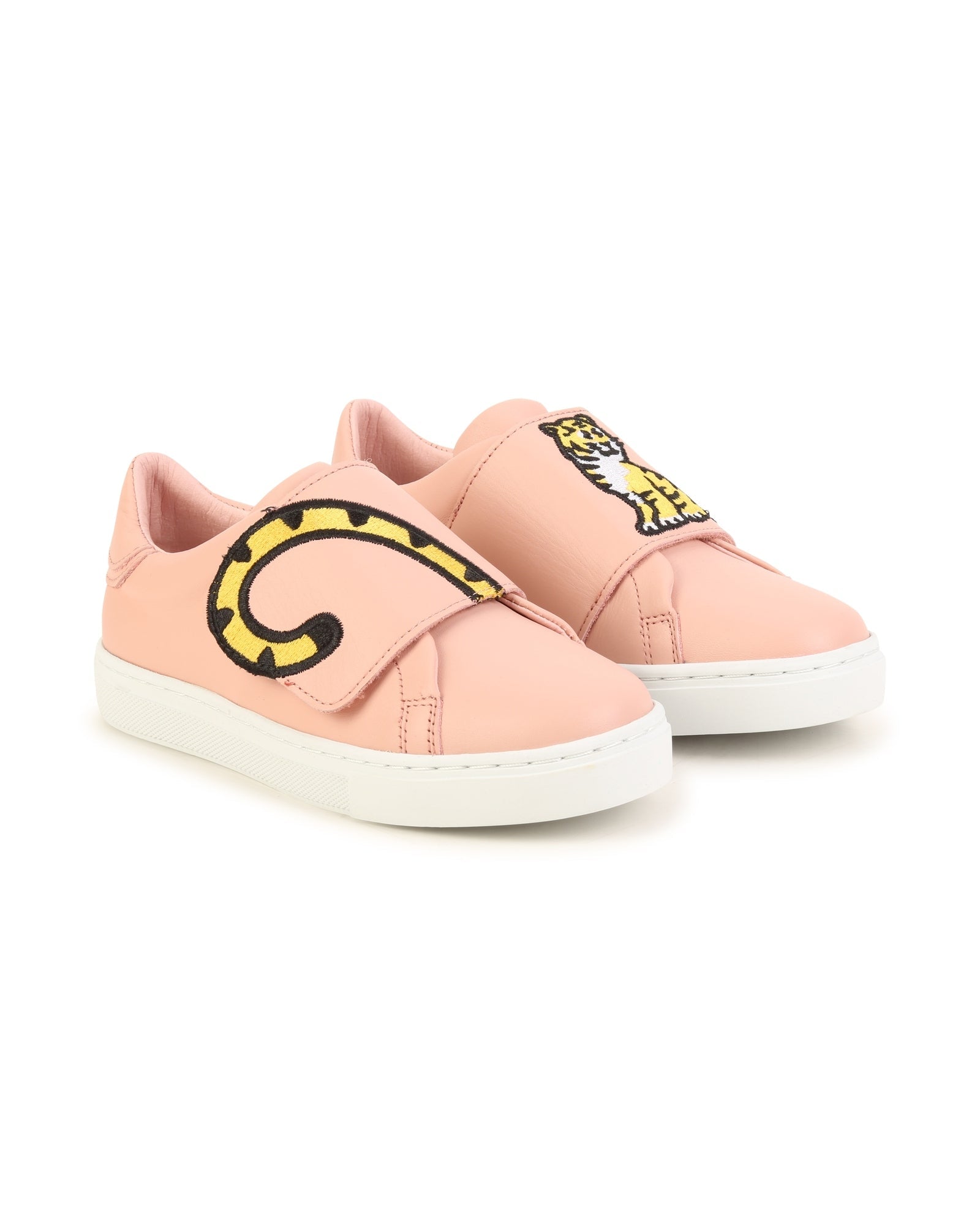 Sneakers en cuir - Nude