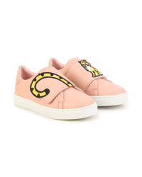 Leather sneakers - Nude