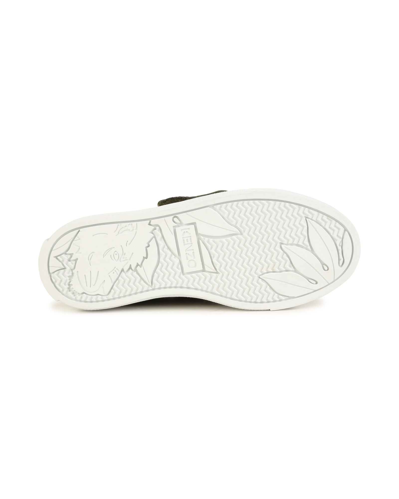 Sneakers en cuir - Vert army