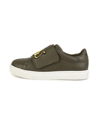 Sneakers en cuir - Vert army