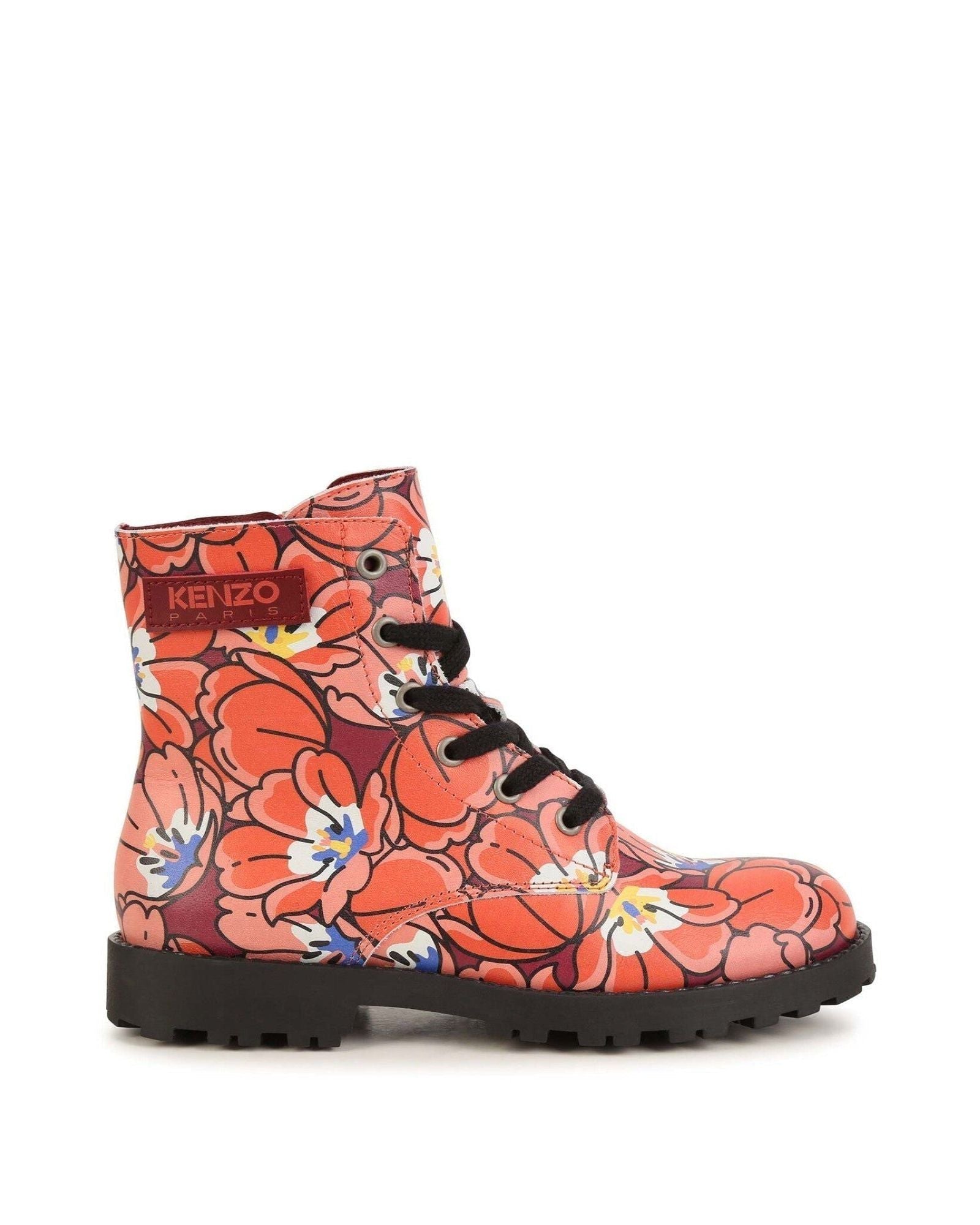 Bottines en cuir - Red Currant