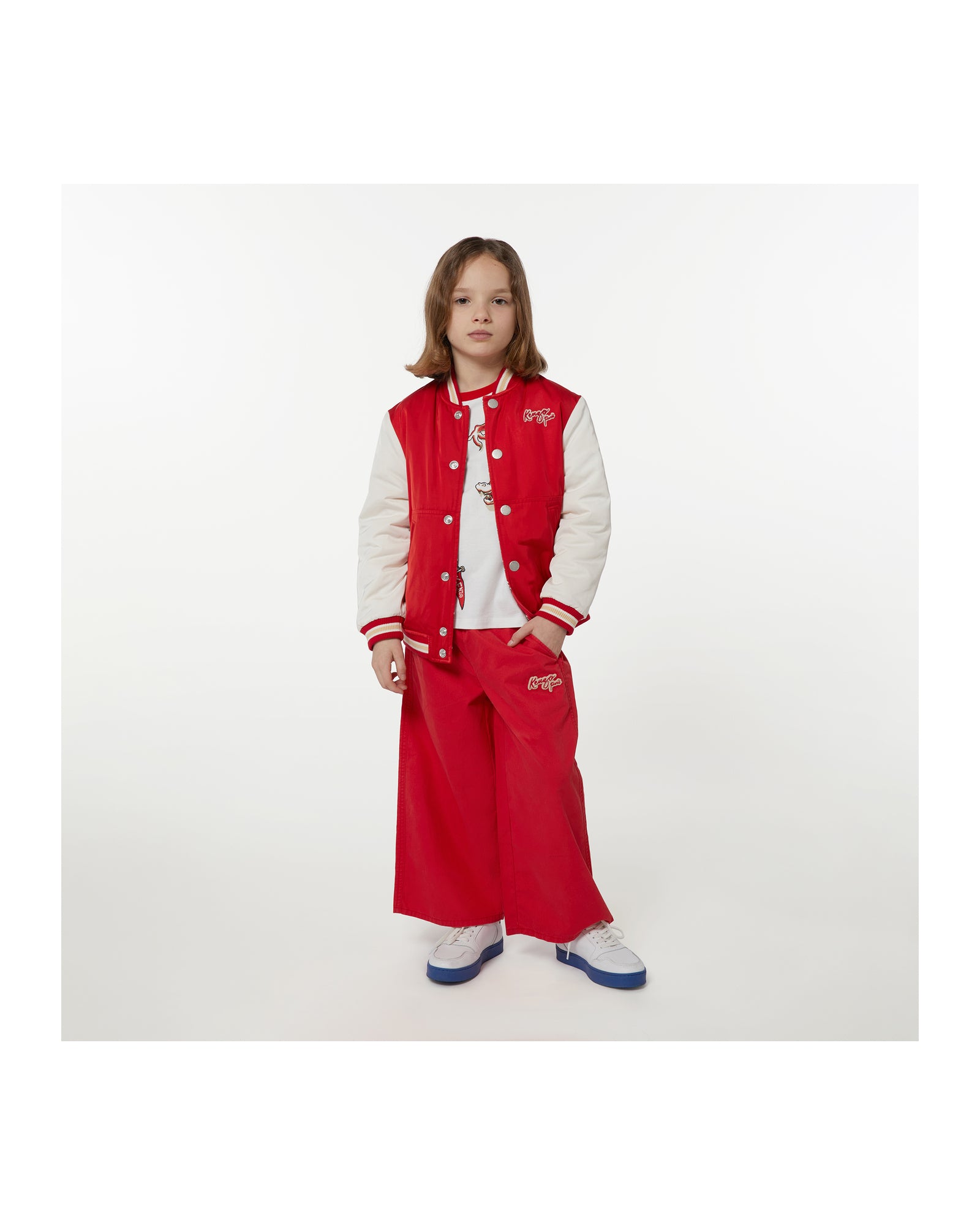 Pantalon en sergé - Piment
