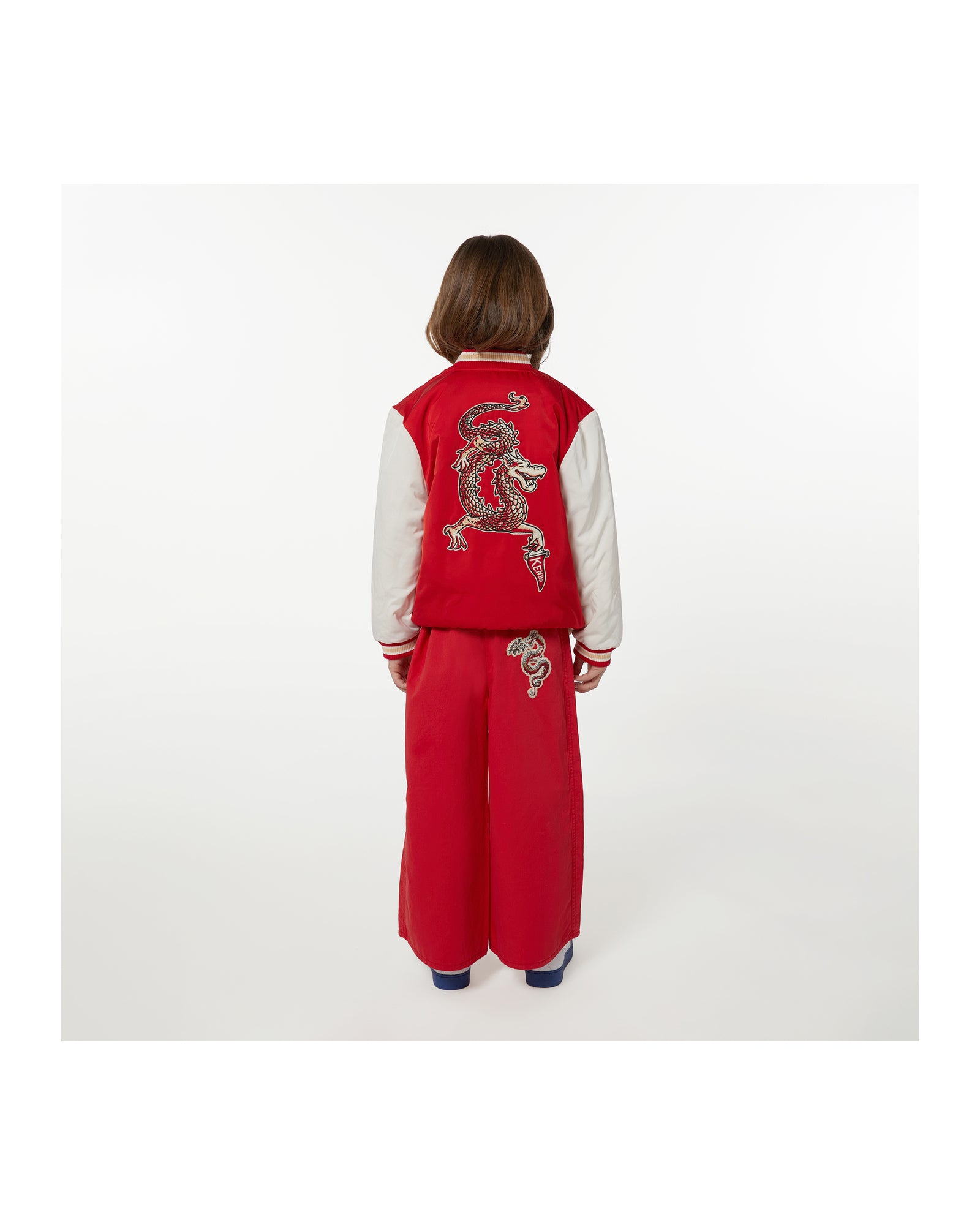 Pantalon en sergé - Piment