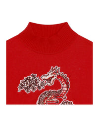 Pull avec logo en coton - Piment