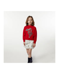 Pull avec logo en coton - Piment