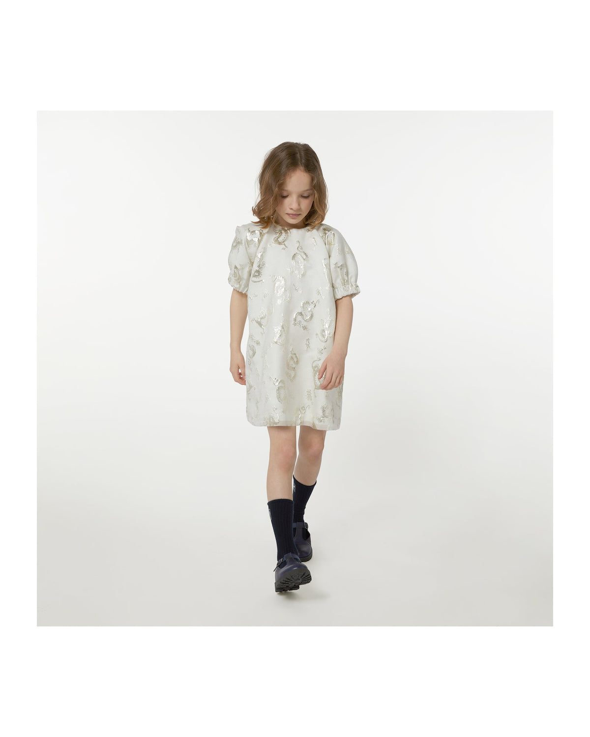 Robe en jacquard avec motif et logo - Rice