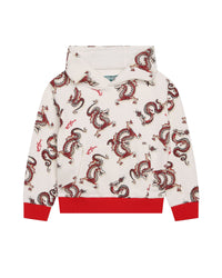 Sweat à capuche avec logo en coton - Rice