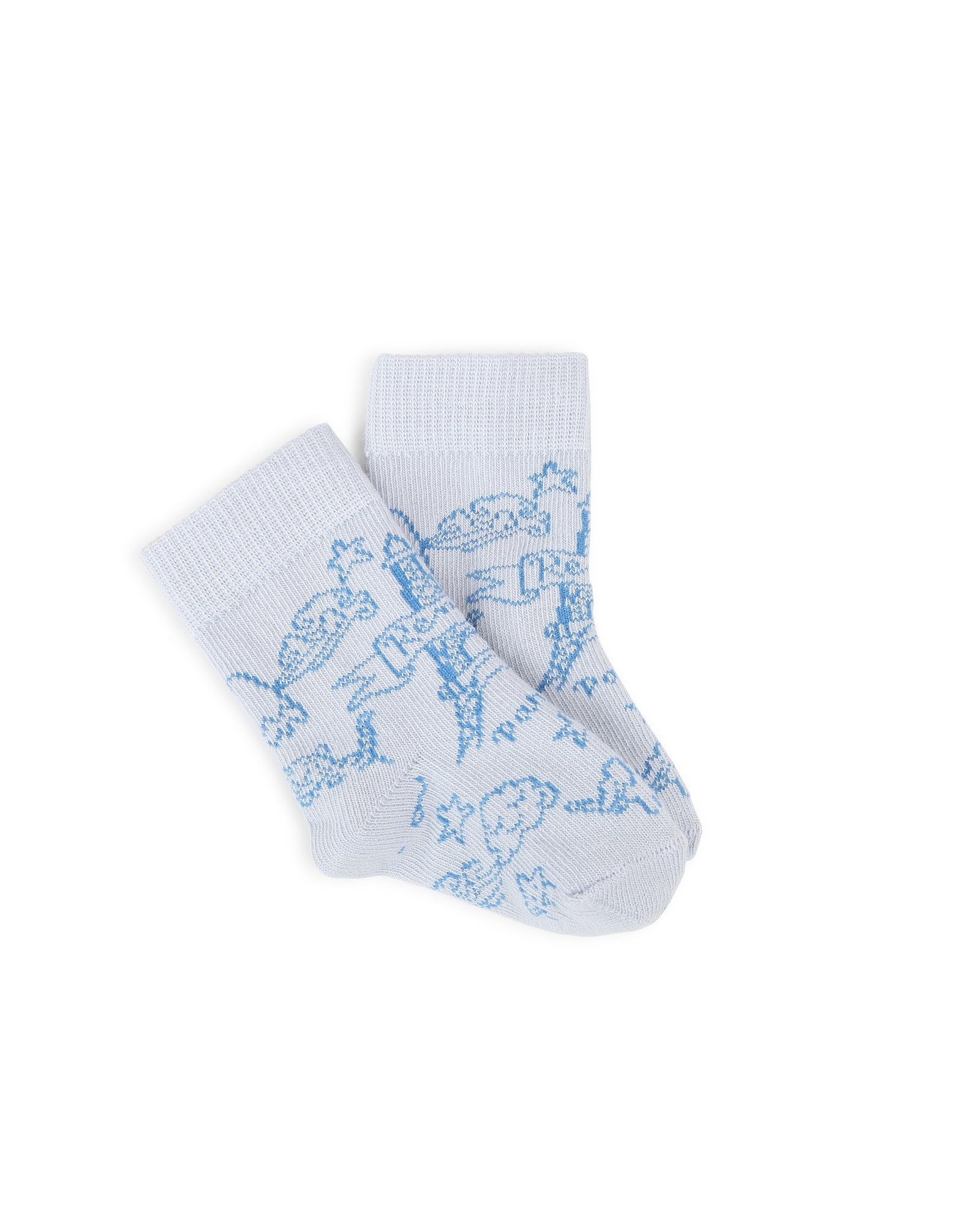 Set of 2 pairs of cotton socks - Ciel