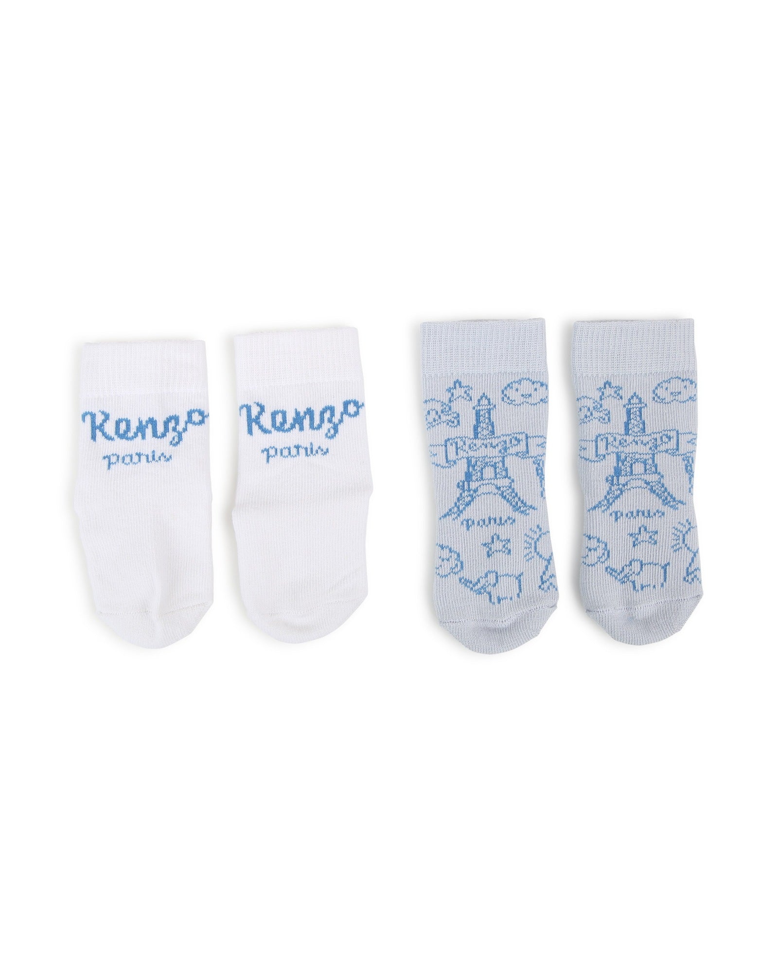 Set of 2 pairs of cotton socks - Ciel