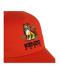 Casquette en coton - Rouge vermillon