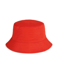 Bob imprimé en coton - Rouge Vermillon