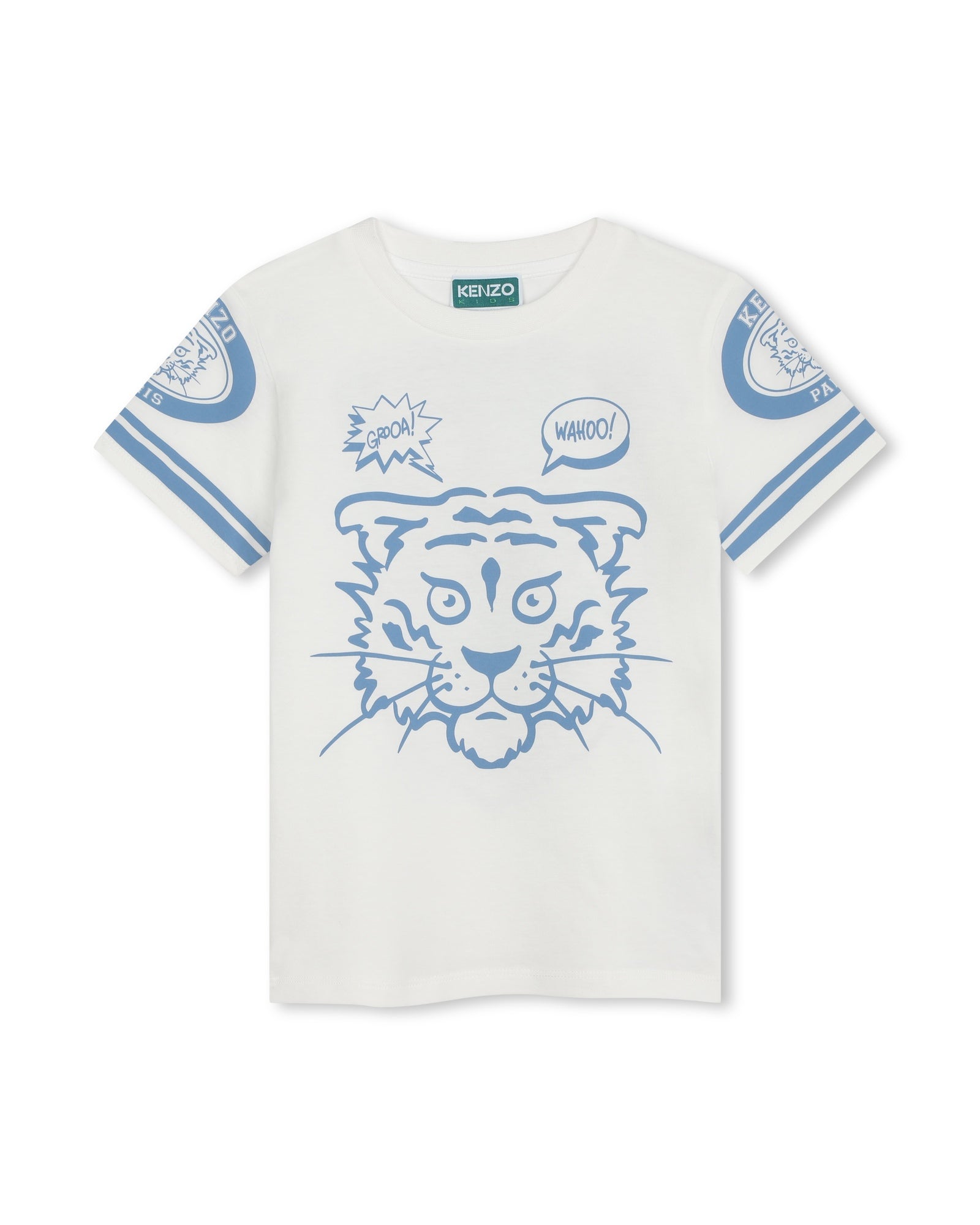 T-shirt à imprimés siglé - Ivoire
