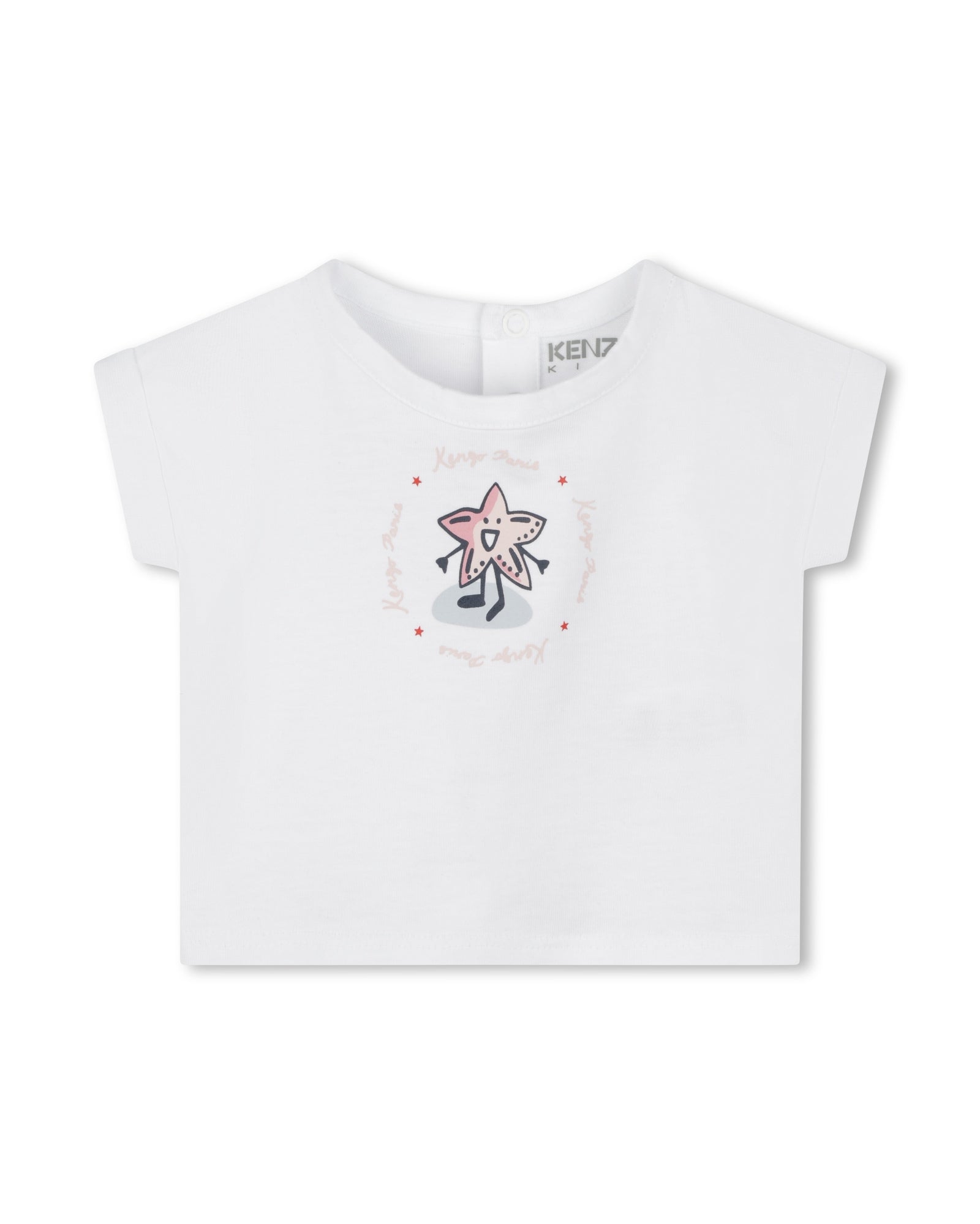 Ensemble t-shirt et pantalon en coton - Blanc