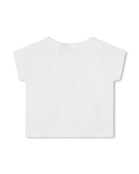 Ensemble t-shirt et pantalon en coton - Blanc