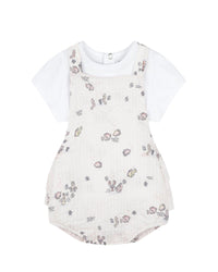 Ensemble combinaison et t-shirt en coton - Delicacy