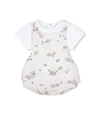 Ensemble combinaison et t-shirt en coton - Delicacy