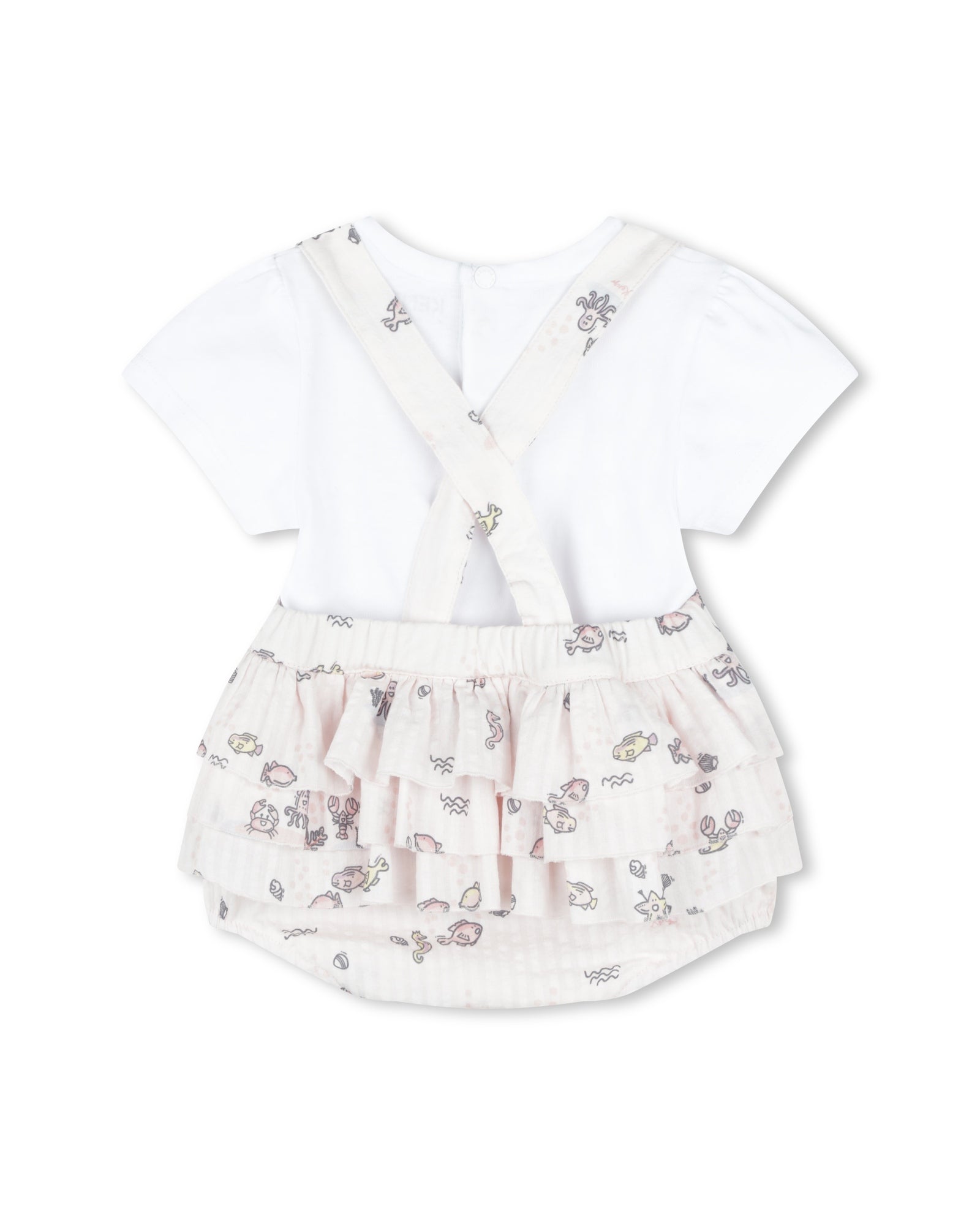 Ensemble combinaison et t-shirt en coton - Delicacy