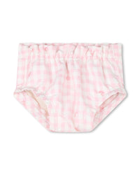 Cotton dress and panties set - Veiled pink