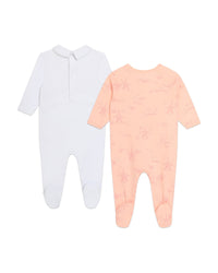 Set de 2 pyjamas en coton - Veiled rose