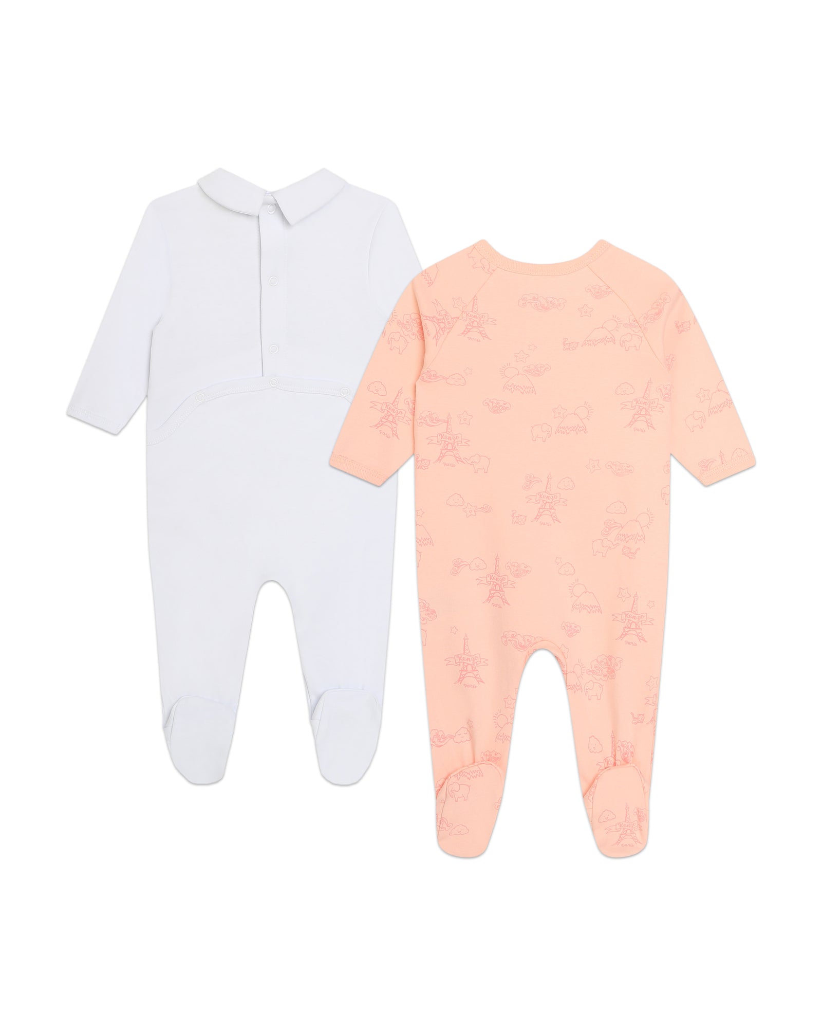 Set de 2 pyjamas en coton - Veiled rose