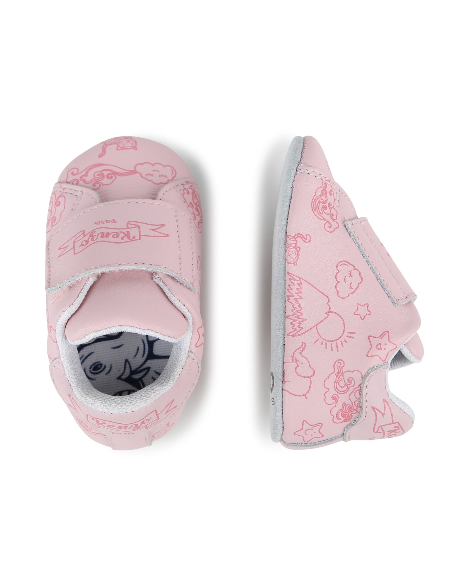 Chaussons en cuir - Veiled Rose