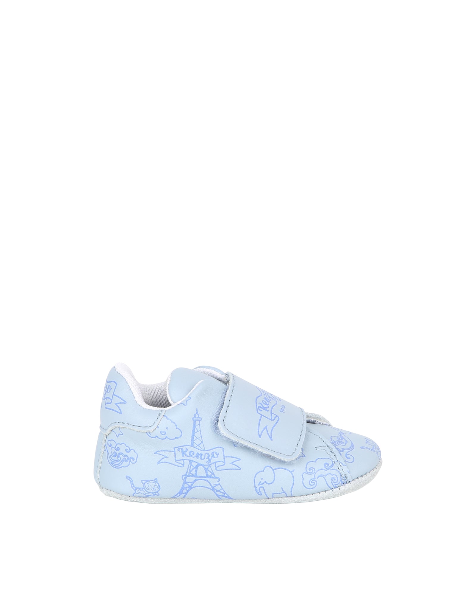 Chaussons en cuir - Ciel