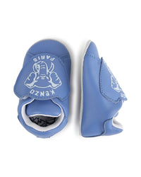 Chaussons en cuir - Airforce blue