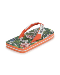 Tongs en imprimé - Poppy Red