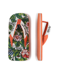 Tongs en imprimé - Poppy Red