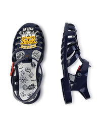 Medusa sandals with logo - Koniro