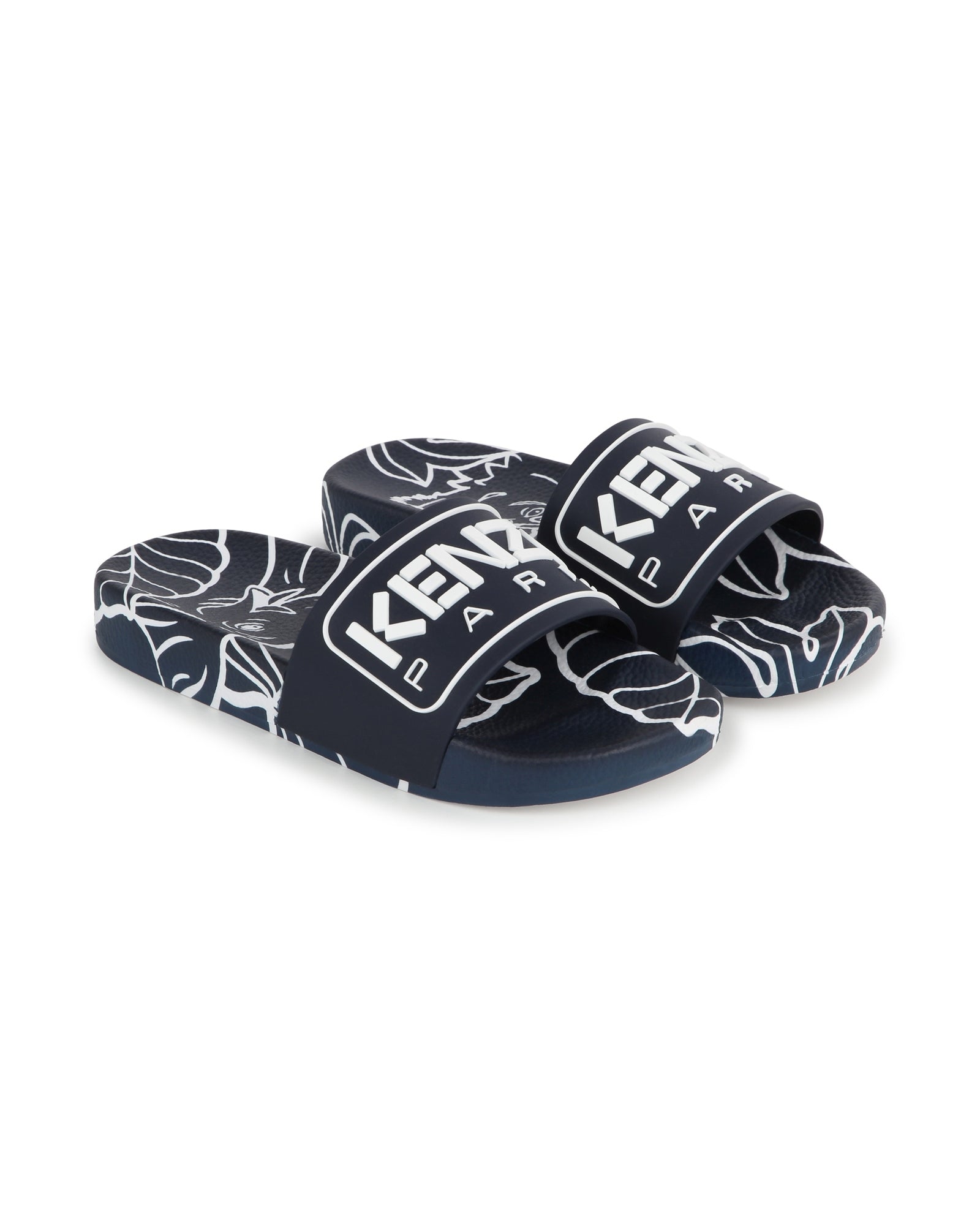 Mules with embossed logo - Koniro