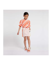 Sandales avec bandes bicolores - Veiled rose