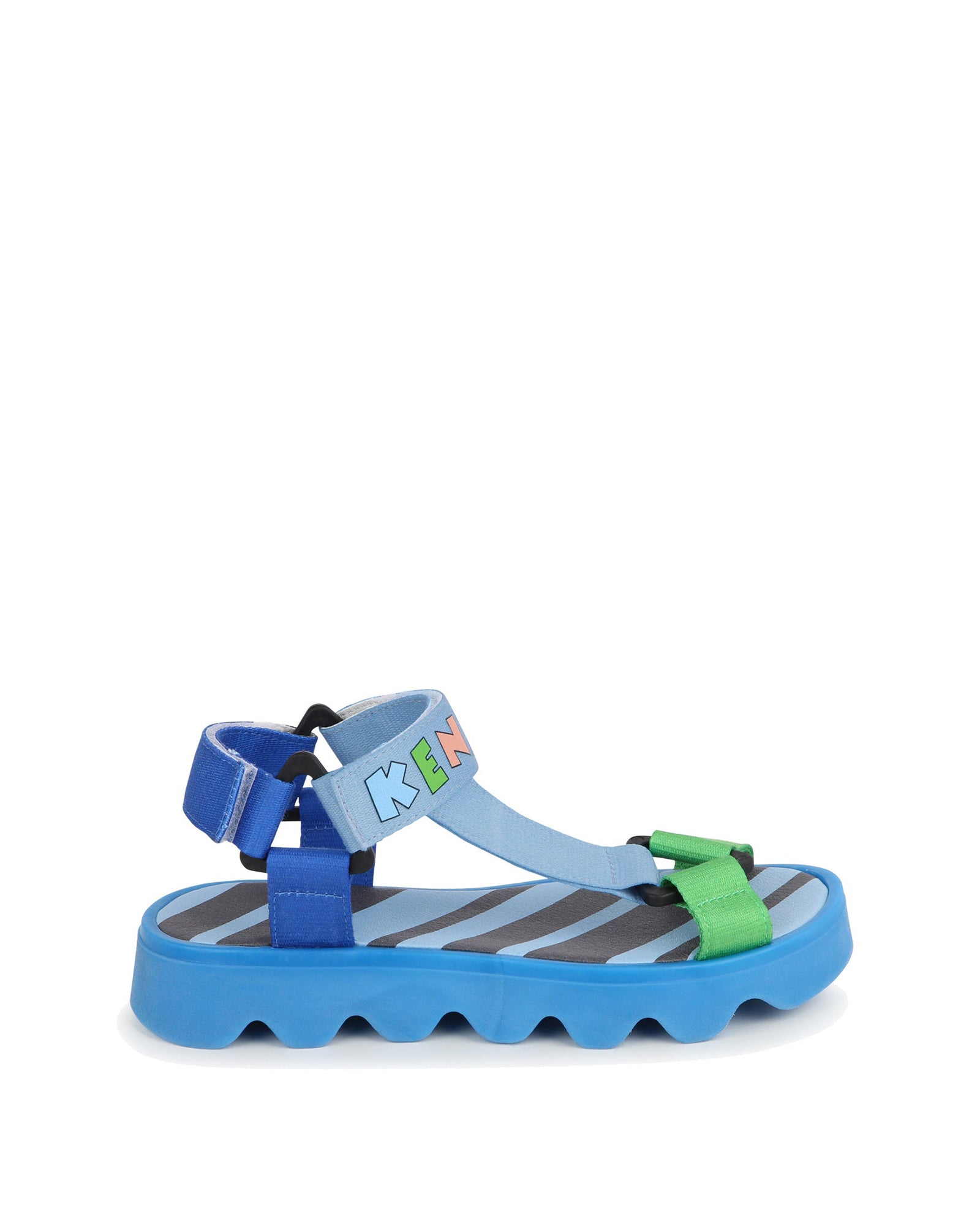 Sandales auto-agrippante - Bleu Cobalt