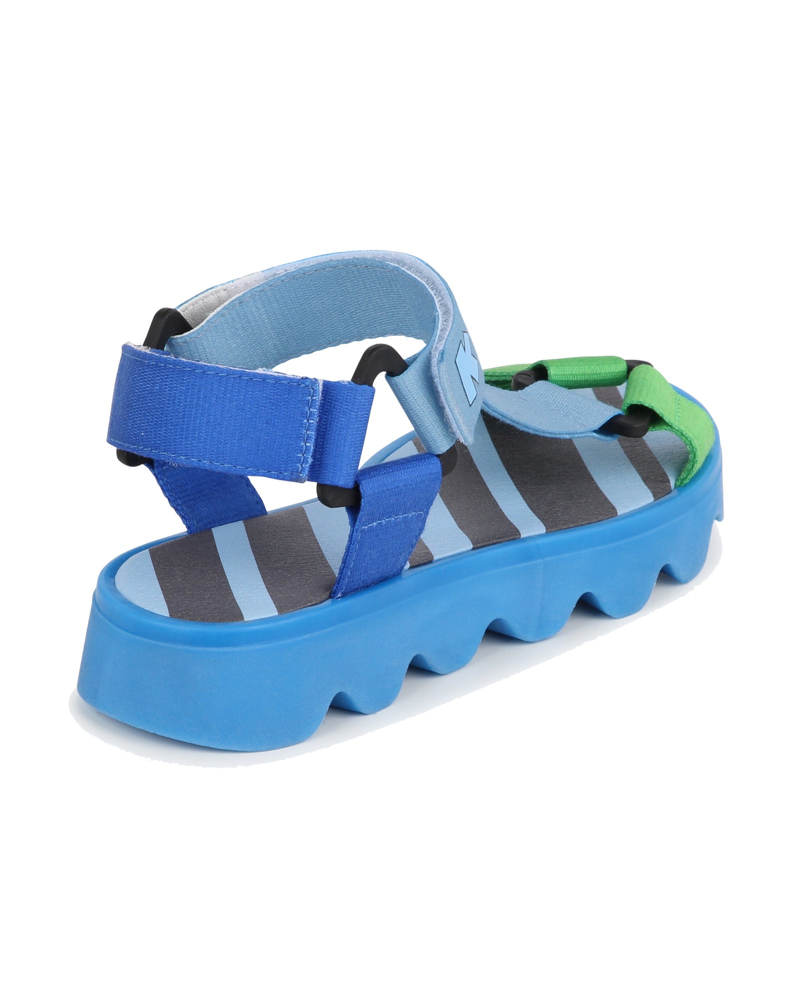Sandales auto-agrippante - Bleu Cobalt