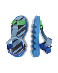 Sandales auto-agrippante - Bleu Cobalt